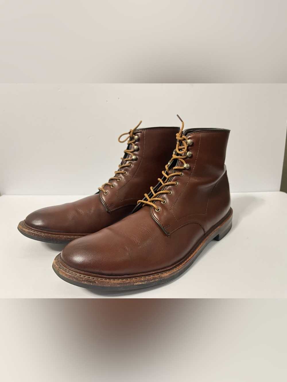 Allen Edmonds HIGGINS MILL Cordovan Leather WEATHERPROOF Boots 13 B